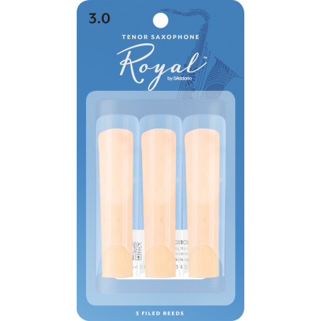 Rico Tenor Sax Reeds, Strength 3.0, 3-pack RKB0330 D'Addario Woodwinds $12.78