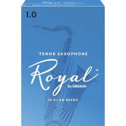 Rico Royal Tenor Sax Reeds, Strength 1.0, 10-pack RKB1010 D'Addario Woodwinds $41.22