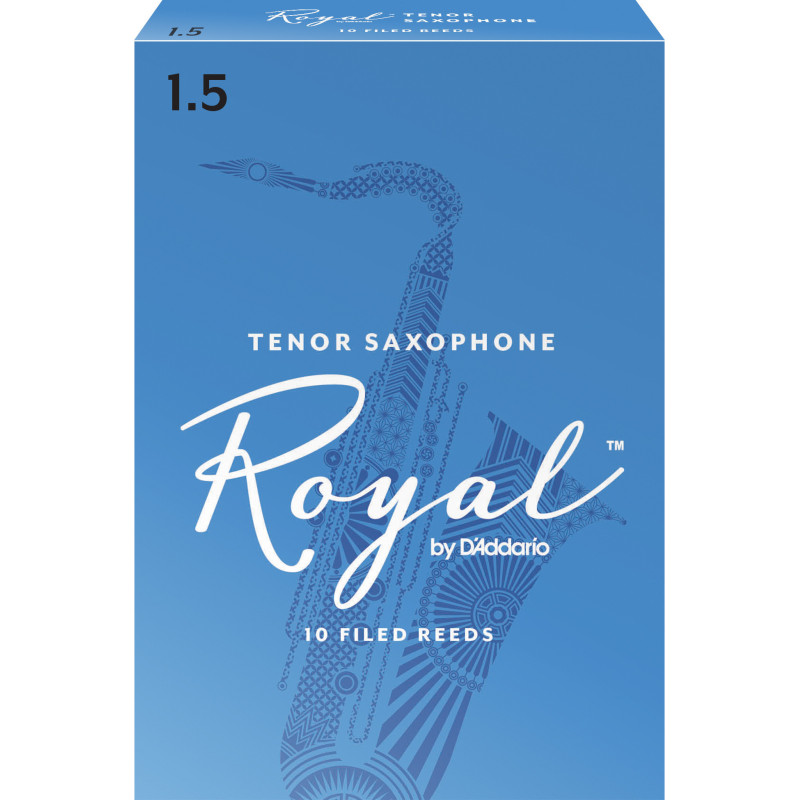 Rico Royal Tenor Sax Reeds, Strength 1.5, 10-pack RKB1015 D'Addario Woodwinds $41.22