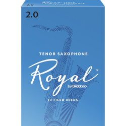 Rico Royal Tenor Sax Reeds, Strength 2.0, 10-pack RKB1020 D'Addario Woodwinds $41.22