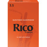 Rico Baritone Sax Reeds, Strength 3.5, 10-pack RLA1035 D'Addario Woodwinds $45.19