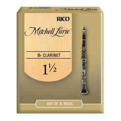 Mitchell Lurie Bb Clarinet Reeds, Strength 1.5, 10-pack RML10BCL150 D'Addario Woodwinds $21.69