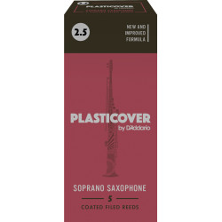 Rico Plasticover Soprano Sax Reeds, Strength 2.5, 5-pack RRP05SSX250 D'Addario Woodwinds $21.53