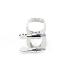 Rico Ligature, Tenor Sax for Metal Link Mouthpieces, Nickel Plated