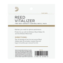 Rico Reed Vitalizer Humidity Control - Single Refill Pack, 73% Humidity RV0173 D'Addario Woodwinds $3.98