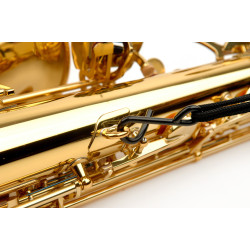 Rico Saxophone Strap, Soprano/Alto, Black Nylon SJA11 D'Addario Woodwinds $16.40
