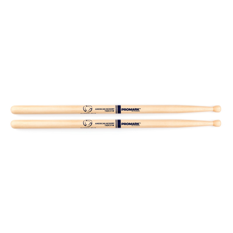 ProMark Hickory DC51 Wood Tip drumstick