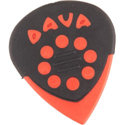 Dava - Jazz Grips Lot de 6 médiators - Rouge D9024 Dava $7.99