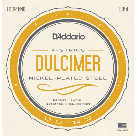 D'Addario  EJ64 4-String Dulcimer Strings