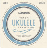 D'Addario EJ65TLGPro-Arté Custom Extruded Nylon Ukulele Strings, Tenor Low-G