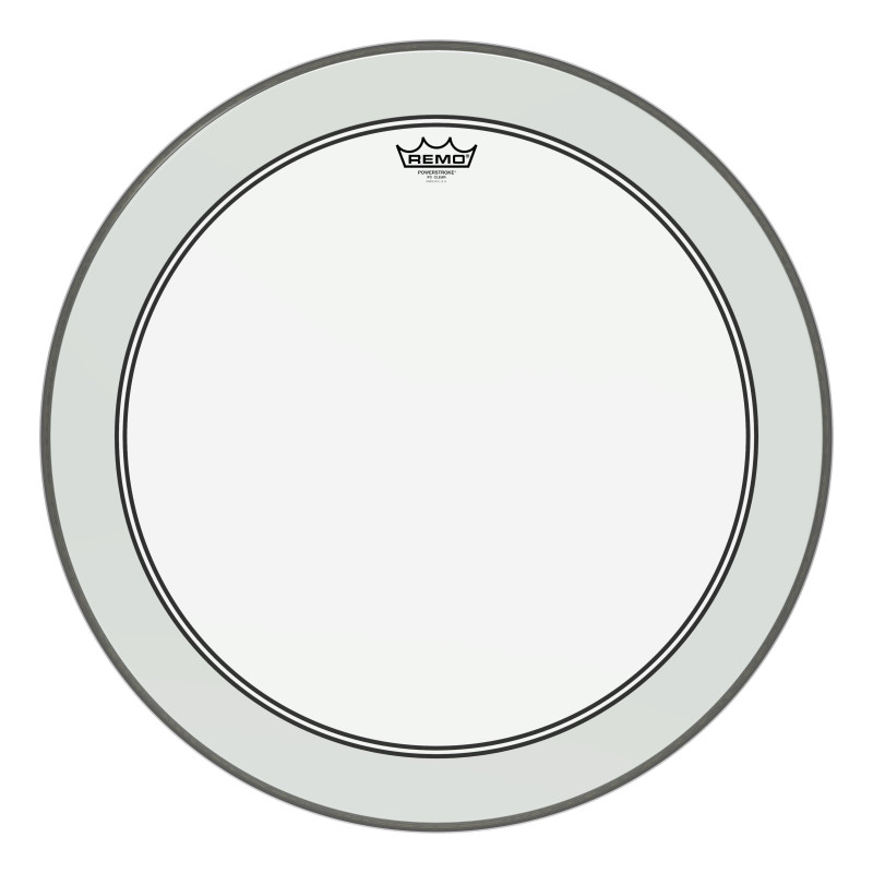 Bass, POWERSTROKE® 3, Clear, 24" Diameter, 2-1/2" Impact Patch P3-1324-C2 Remo $65.25