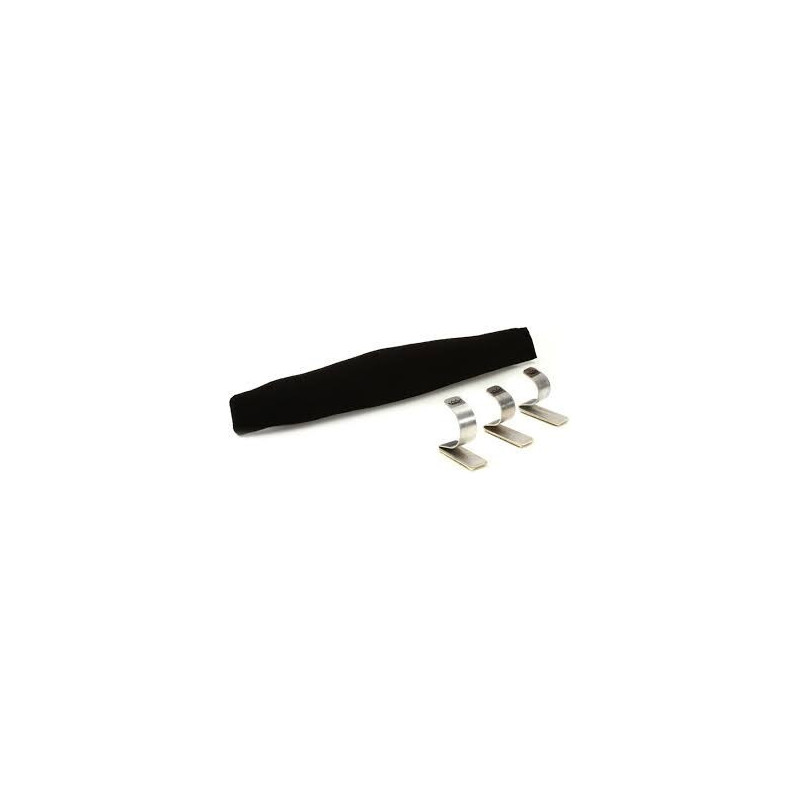 Hardware Package, Bass Muffle Strip, Black, For 18" Diameter Drum