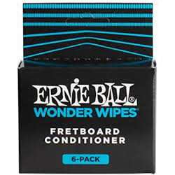 Ernie Ball - Wonder Wipes-Fretboard Conditioner - 6-Pack 4276EB Ernie Ball Accessories $2.34