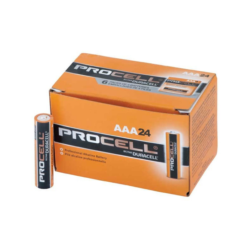 Procell Alcaline AAA 24p PC2400 Duracell $24.99