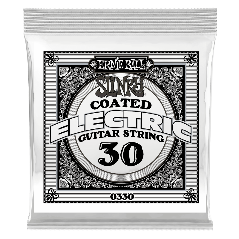 Ernie Ball COATED NICKEL ELECT SINGLE-030W