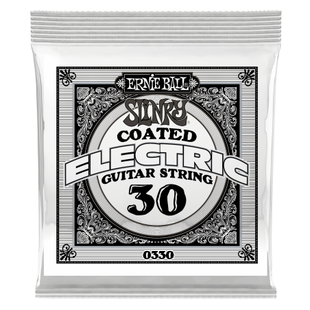 Ernie Ball COATED NICKEL ELECT SINGLE-030W 