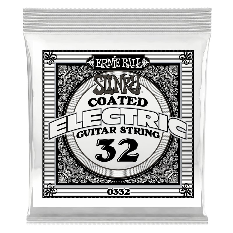 Ernie Ball COATED NICKEL ELECT SINGLE-032W 