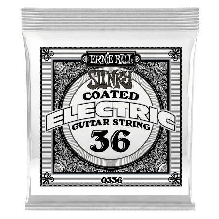 Ernie Ball COATED NICKEL ELECT SINGLE-036W