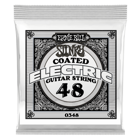 Ernie Ball COATED NICKEL ELECT SINGLE-048W 