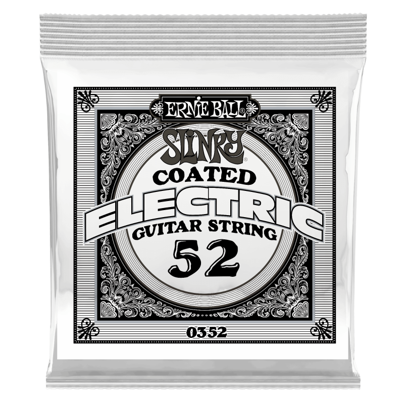 Ernie Ball COATED NICKEL ELECT SINGLE-052W