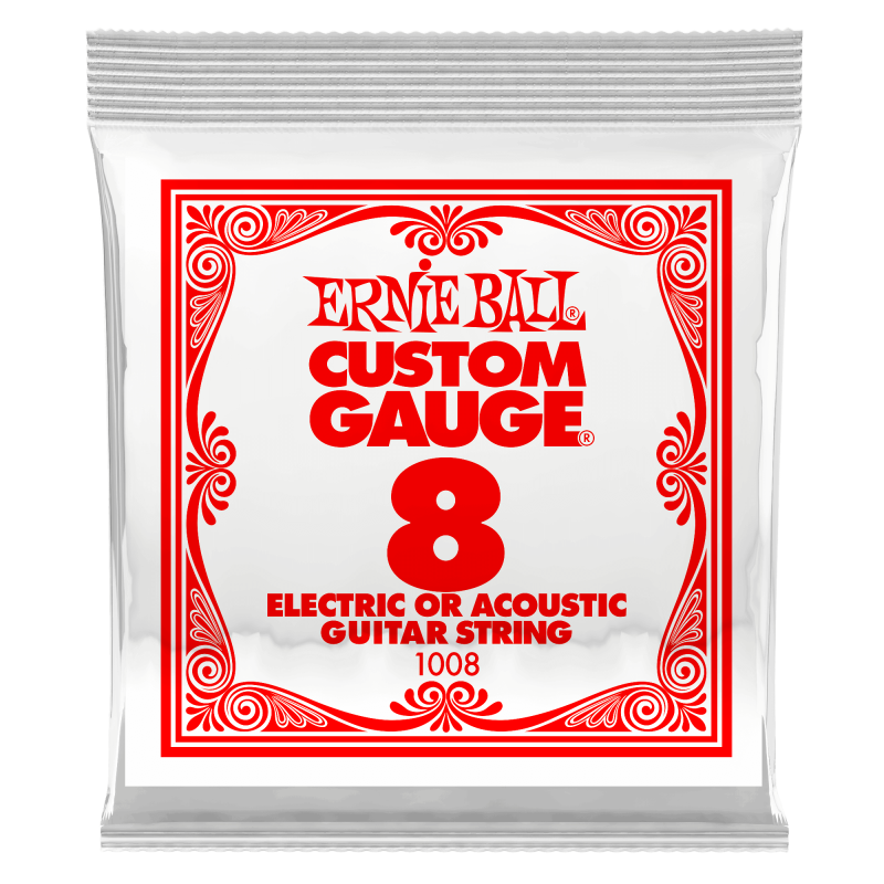 Ernie Ball PLAIN STEEL SINGLE-008P         