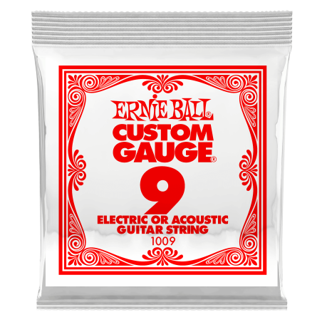 Ernie Ball PLAIN STEEL SINGLE-009P         