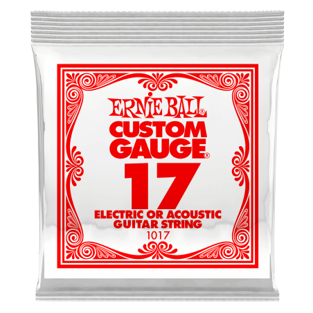 Ernie Ball PLAIN STEEL SINGLE-017P         