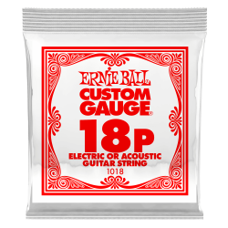 Ernie Ball PLAIN STEEL SINGLE-018P         