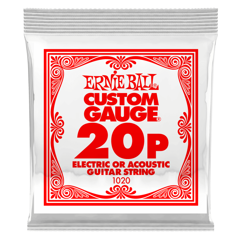 Ernie Ball PLAIN STEEL SINGLE-020P         