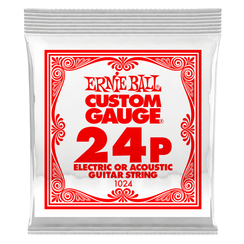 Ernie Ball PLAIN STEEL SINGLE-024P         