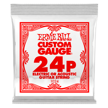 Ernie Ball PLAIN STEEL SINGLE-024P         