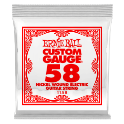 Ernie Ball NICKEL WOUND SINGLE-058W