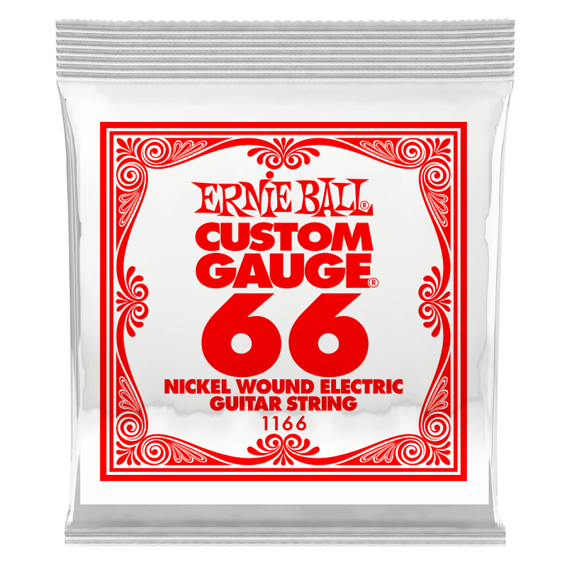 Ernie Ball NICKEL WOUND SINGLE-066W        