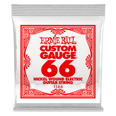 Ernie Ball NICKEL WOUND SINGLE-066W