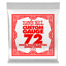 Ernie Ball NICKEL WOUND SINGLE-072W        