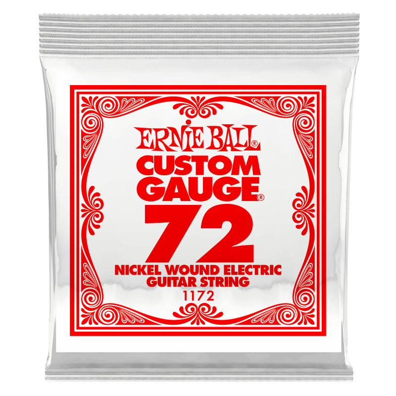 Ernie Ball NICKEL WOUND SINGLE-072W        