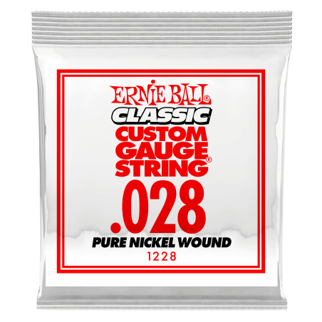 Ernie Ball PURE NICKEL SINGLE-028W         