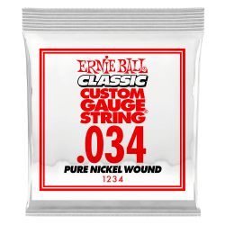 Ernie Ball PURE NICKEL SINGLE-034W         