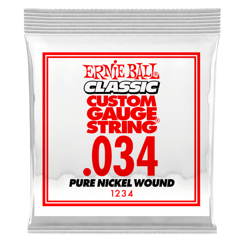 Ernie Ball PURE NICKEL SINGLE-034W