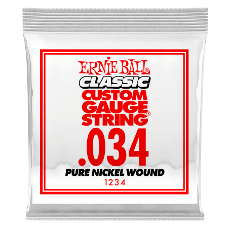 Ernie Ball PURE NICKEL SINGLE-034W         