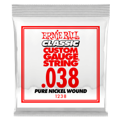 Ernie Ball PURE NICKEL SINGLE-038W         