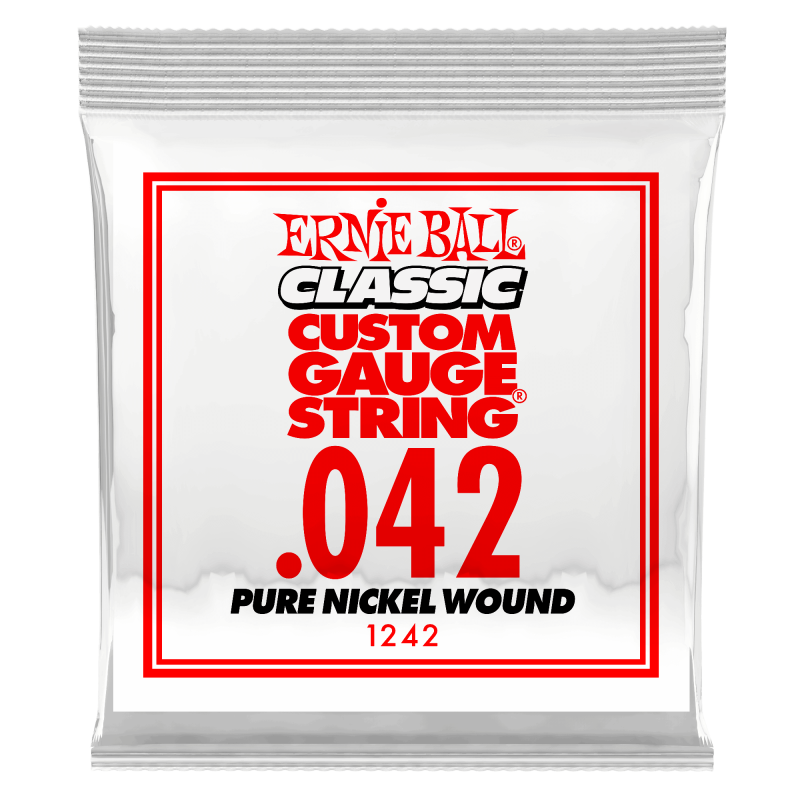 Ernie Ball PURE NICKEL SINGLE-042W