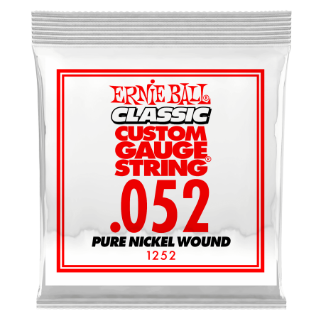 Ernie Ball PURE NICKEL SINGLE-052W         