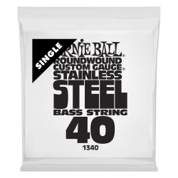 Ernie Ball STAINLESS STEEL BASS Single-040W  