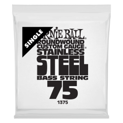 Ernie Ball STAINLESS STEEL BASS SNGL-075W