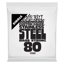 Ernie Ball STAINLESS STEEL BASS SNGL-080W