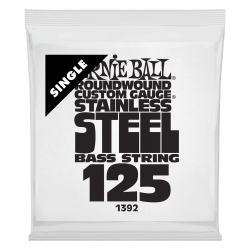 Ernie Ball STAINLESS STEEL BASS SNGL-125W