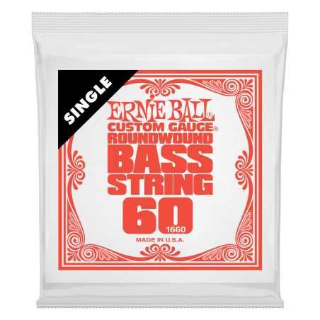 Ernie Ball NICKEL ROUND BASS SINGLE-060W   