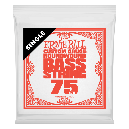 Ernie Ball NICKEL ROUND BASS SINGLE-075W