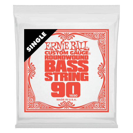 Ernie Ball NICKEL ROUND BASS SINGLE-090W